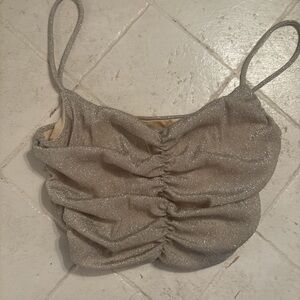 Princess Polly Brown Ruched Camisole Top